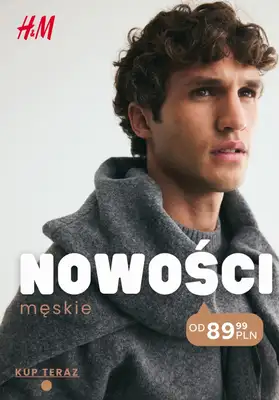 H&M - gazetka promocyjna Jesienne nowości męskie od poniedziałku 05.10 