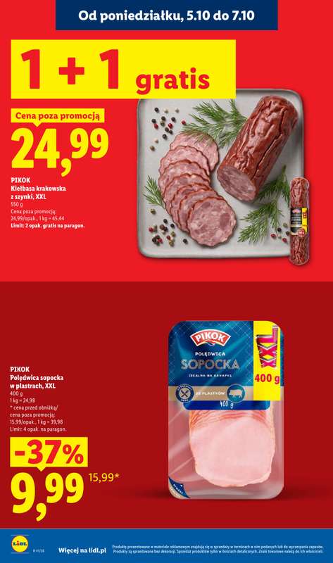 Lidl - gazetka promocyjna Od poniedziałku od poniedziałku 05.10 do środy 07.10 - strona 8