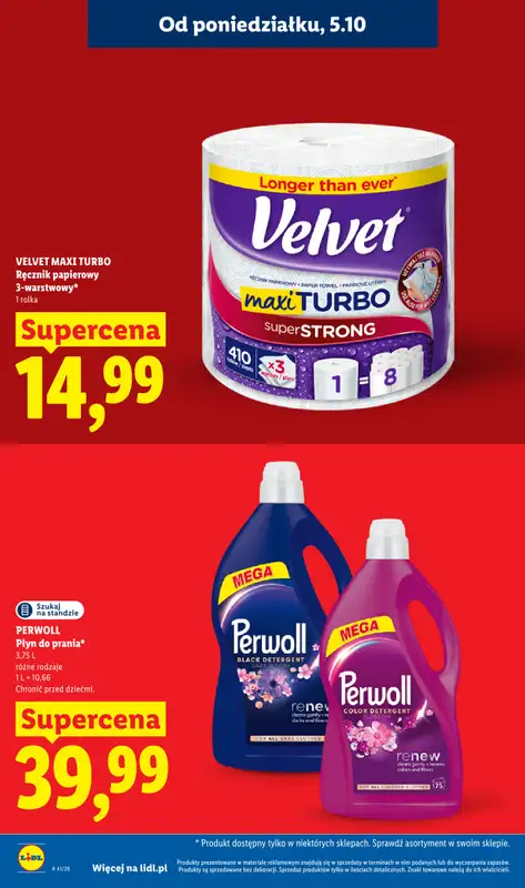 Lidl - gazetka promocyjna Od poniedziałku od poniedziałku 05.10 do środy 07.10 - strona 16