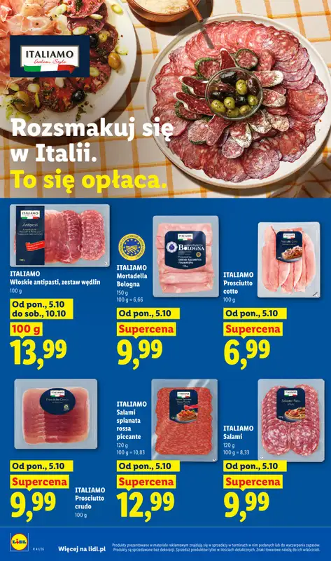 Lidl - gazetka promocyjna Od poniedziałku od poniedziałku 05.10 do środy 07.10 - strona 48