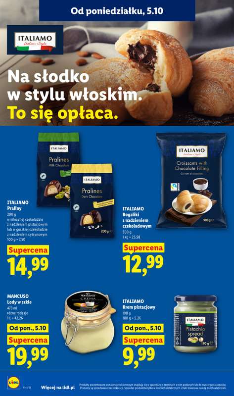 Lidl - gazetka promocyjna Od poniedziałku od poniedziałku 05.10 do środy 07.10 - strona 60