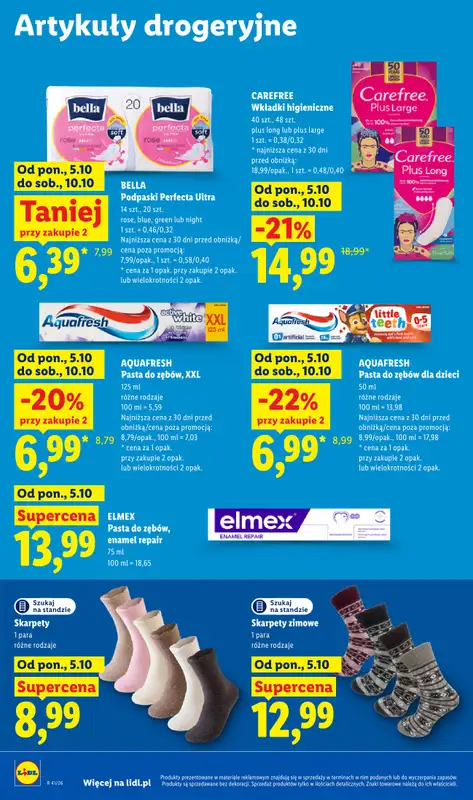 Lidl - gazetka promocyjna Od poniedziałku od poniedziałku 05.10 do środy 07.10 - strona 86