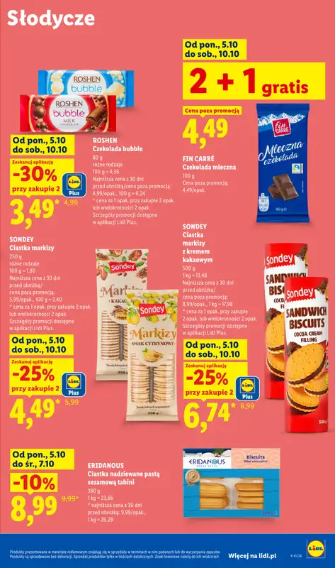 Lidl - gazetka promocyjna Od poniedziałku od poniedziałku 05.10 do środy 07.10 - strona 71