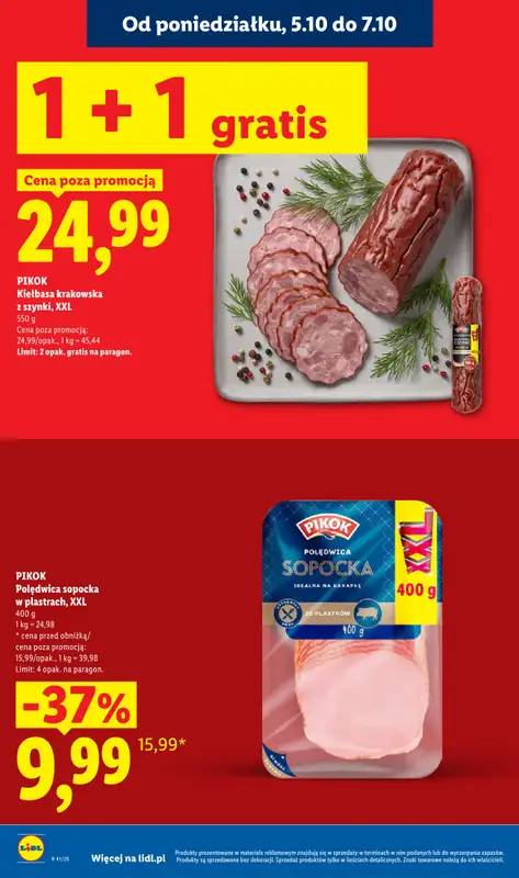 Lidl - gazetka promocyjna Od poniedziałku od poniedziałku 05.10 do środy 07.10 - strona 8