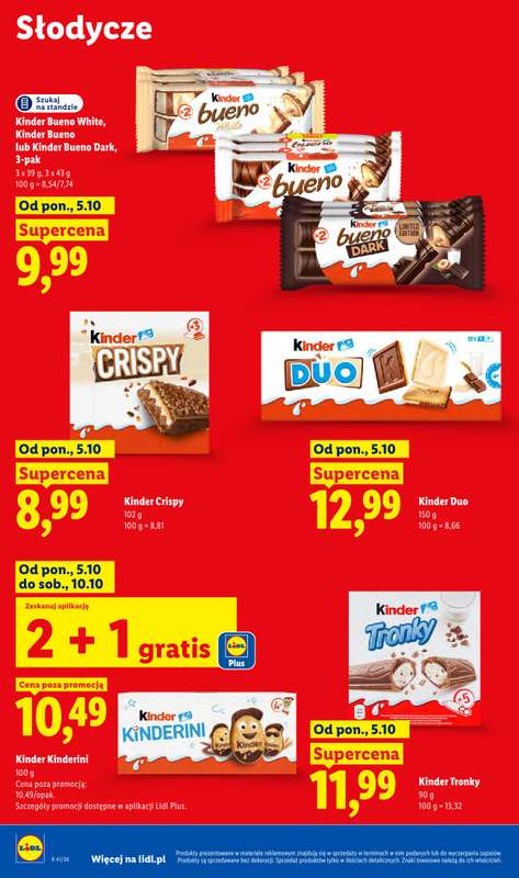 Lidl - gazetka promocyjna Od poniedziałku od poniedziałku 05.10 do środy 07.10 - strona 70