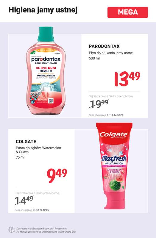 Rossmann - gazetka promocyjna MEGA promocje na higienę! od poniedziałku 05.10  - strona 6