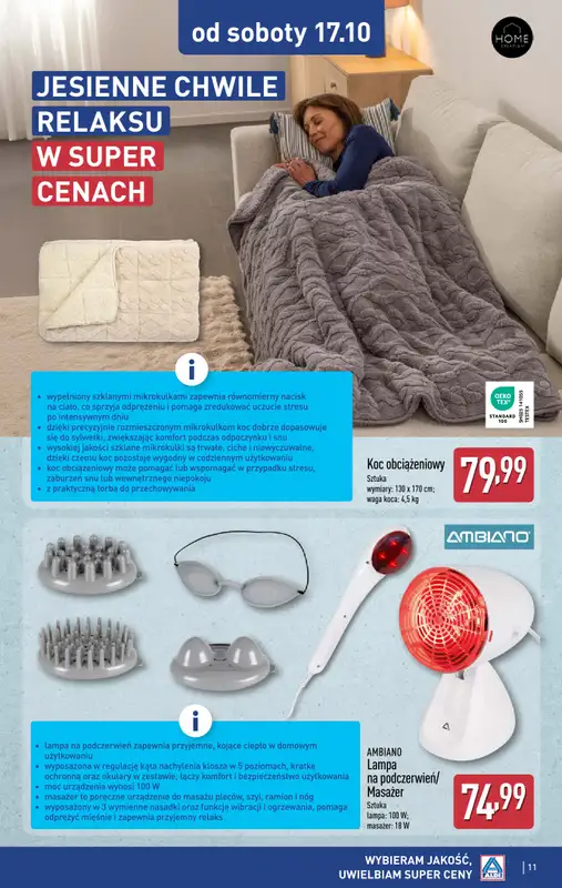 Aldi - gazetka promocyjna Aldi ma to coś! od środy 14.10 do soboty 17.10 - strona 11