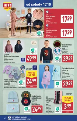 Aldi - gazetka promocyjna Aldi ma to coś! od środy 14.10 do soboty 17.10 - strona 14