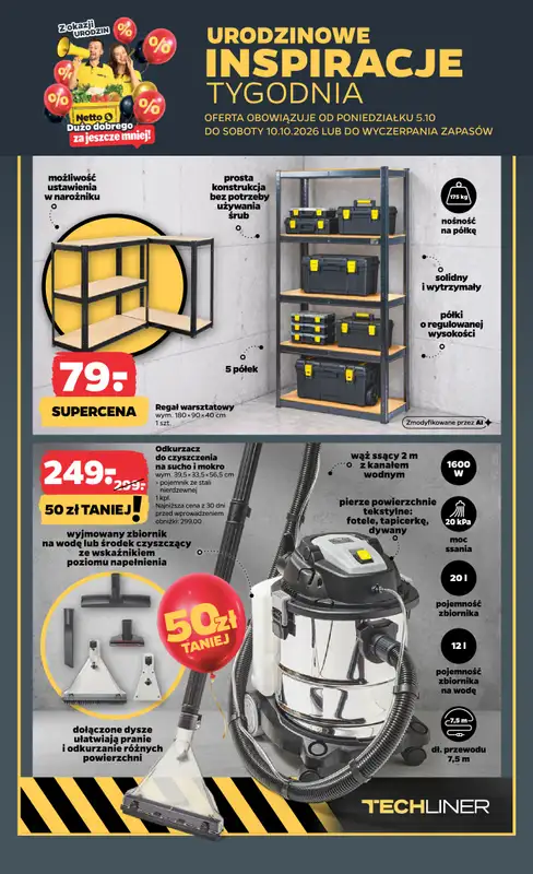 Netto - gazetka promocyjna Inspiracje tygodnia Niezbędnik majsterkowicza od poniedziałku 05.10 do soboty 10.10 - strona 2