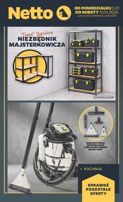 Netto - gazetka promocyjna Inspiracje tygodnia Niezbędnik majsterkowicza od poniedziałku 05.10 do soboty 10.10