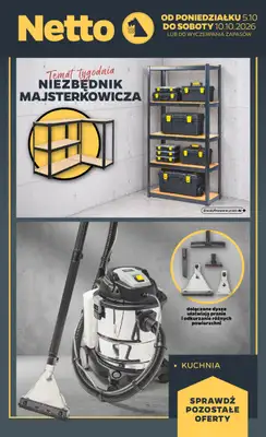 Netto - gazetka promocyjna Inspiracje tygodnia Niezbędnik majsterkowicza od poniedziałku 05.10 do soboty 10.10