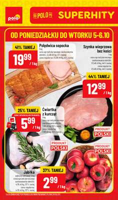 POLOmarket - gazetka promocyjna Super hity od poniedziałku 05.10 do wtorku 06.10