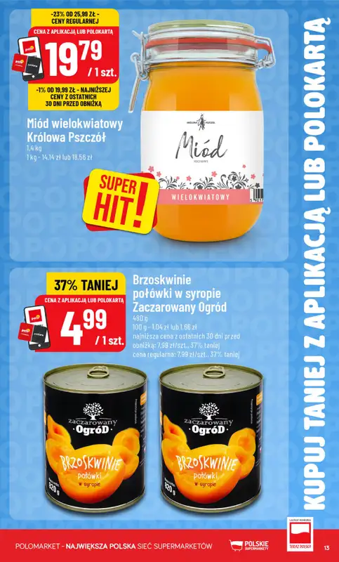 POLOmarket - gazetka promocyjna Kupuj taniej z aplikacją lub polokartą od środy 07.10 do wtorku 13.10 - strona 13