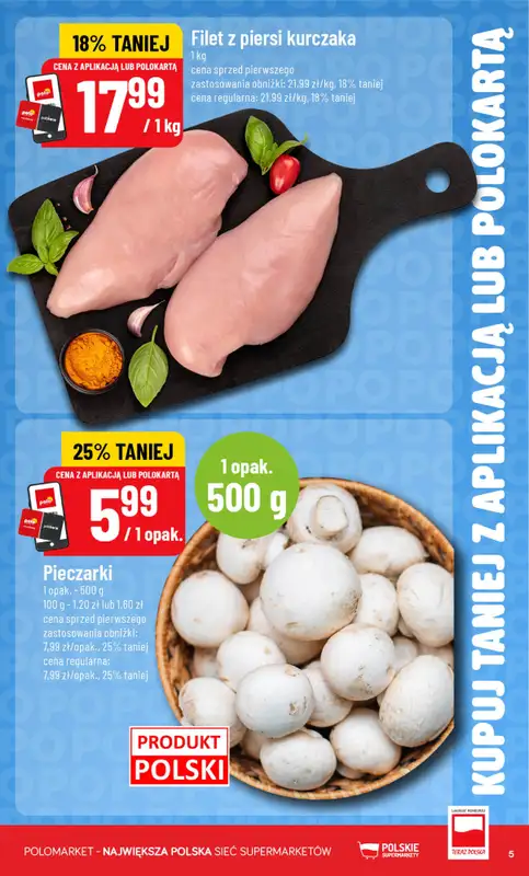 POLOmarket - gazetka promocyjna Kupuj taniej z aplikacją lub polokartą od środy 07.10 do wtorku 13.10 - strona 5