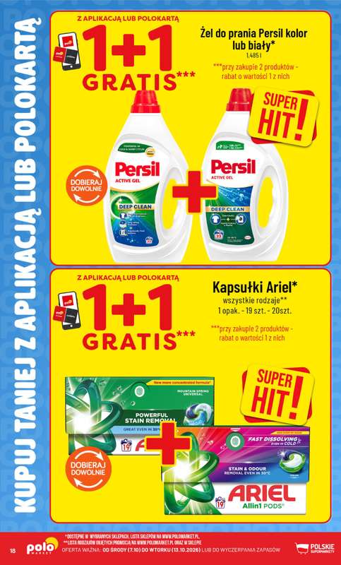 POLOmarket - gazetka promocyjna Kupuj taniej z aplikacją lub polokartą od środy 07.10 do wtorku 13.10 - strona 18