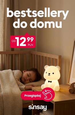 Sinsay - gazetka promocyjna Najchętniej kupowane do domu! od poniedziałku 05.10 do niedzieli 11.10