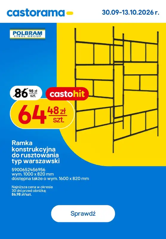 Castorama - gazetka promocyjna Najlepsze oferty od środy 30.09 do wtorku 13.10 - strona 15