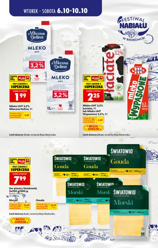 Biedronka - gazetka promocyjna Festiwal nabiału   - strona 3