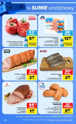 Carrefour - gazetka promocyjna W sumie urodzinowy weekend okazji od czwartku 08.10 do soboty 10.10 - strona 2