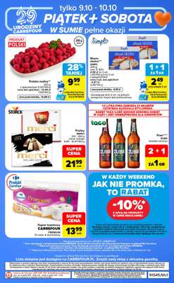 Carrefour - gazetka promocyjna W sumie urodzinowy weekend okazji od czwartku 08.10 do soboty 10.10 - strona 8