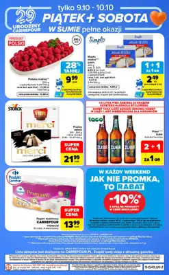 Carrefour - gazetka promocyjna W sumie urodzinowy weekend okazji od czwartku 08.10 do soboty 10.10 - strona 8