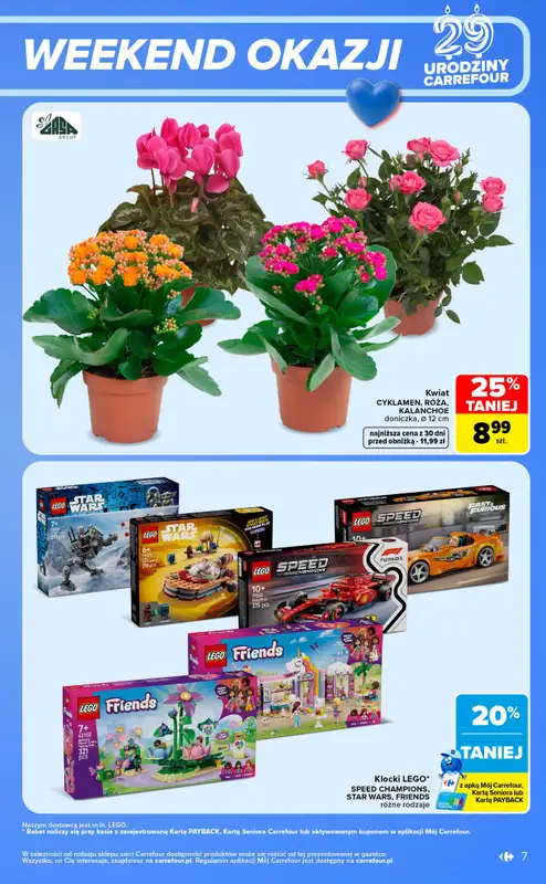 Carrefour - gazetka promocyjna W sumie urodzinowy weekend okazji od czwartku 08.10 do soboty 10.10 - strona 7