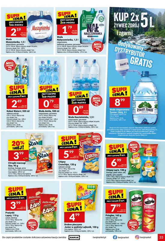 Twój Market - gazetka promocyjna Gazetka od środy 07.10 do wtorku 13.10 - strona 33