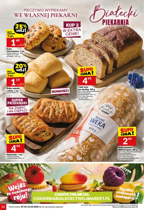 Twój Market - gazetka promocyjna Gazetka od środy 07.10 do wtorku 13.10 - strona 16