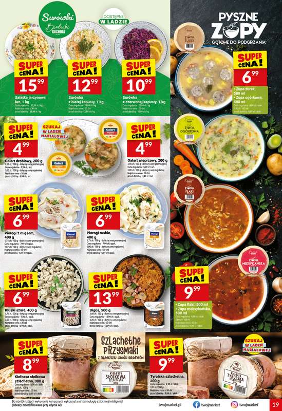 Twój Market - gazetka promocyjna Gazetka od środy 07.10 do wtorku 13.10 - strona 19