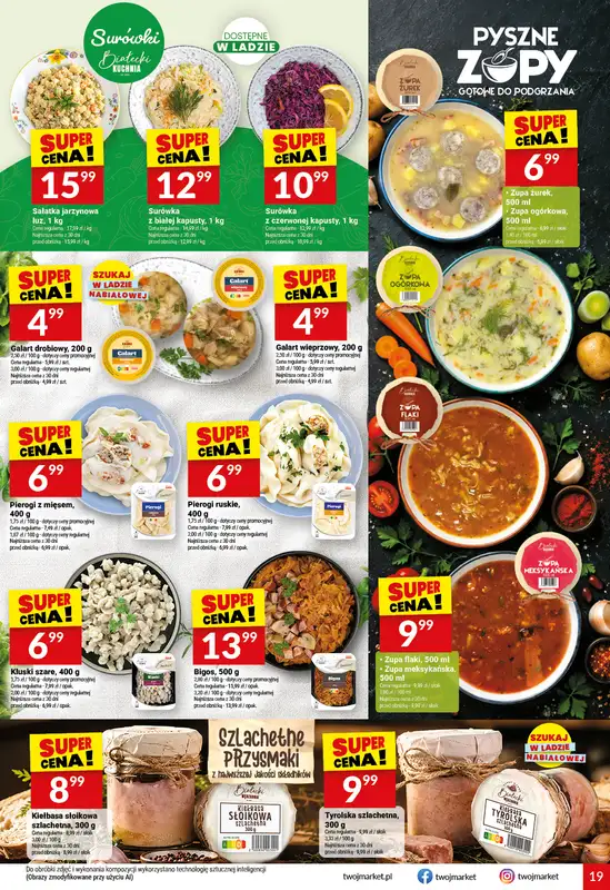Twój Market - gazetka promocyjna Gazetka od środy 07.10 do wtorku 13.10 - strona 19