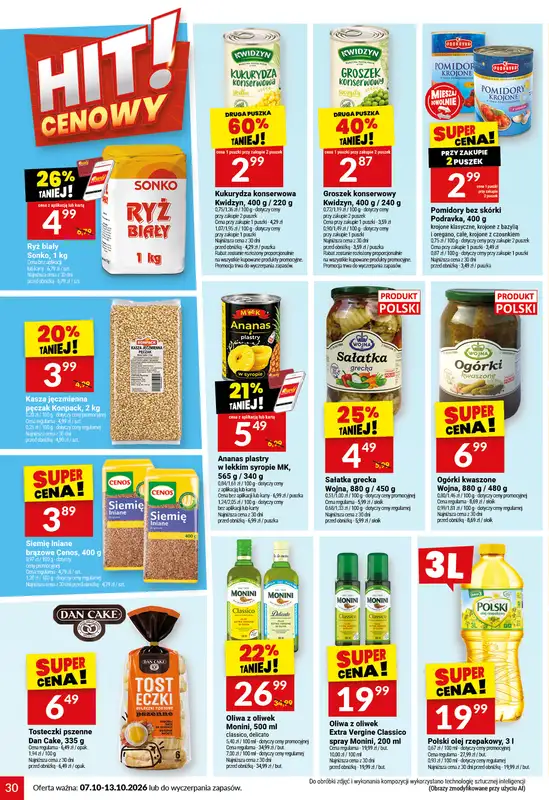 Twój Market - gazetka promocyjna Gazetka od środy 07.10 do wtorku 13.10 - strona 30