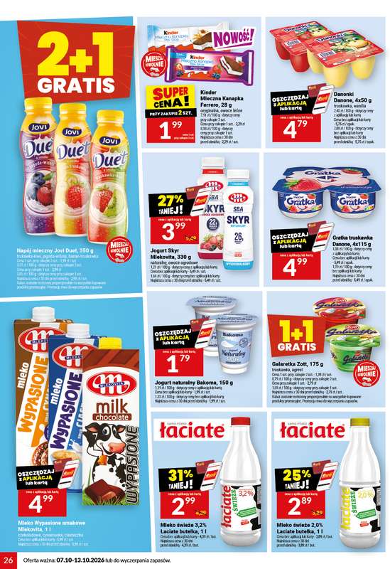 Twój Market - gazetka promocyjna Gazetka od środy 07.10 do wtorku 13.10 - strona 26