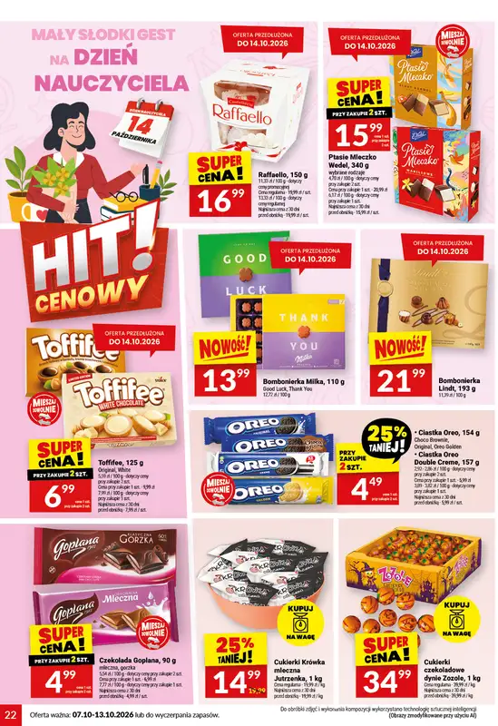 Twój Market - gazetka promocyjna Gazetka od środy 07.10 do wtorku 13.10 - strona 22
