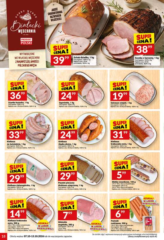 Twój Market - gazetka promocyjna Gazetka od środy 07.10 do wtorku 13.10 - strona 18