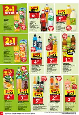 Twój Market - gazetka promocyjna Gazetka od środy 07.10 do wtorku 13.10 - strona 34