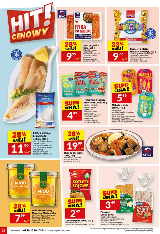 Twój Market - gazetka promocyjna Gazetka od środy 07.10 do wtorku 13.10 - strona 32