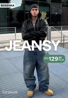 Bershka - gazetka promocyjna Jeansy męskie od 129,00 PLN od środy 07.10 
