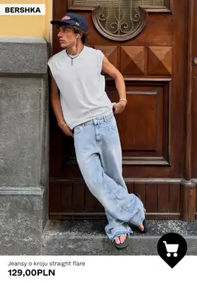 Bershka - gazetka promocyjna Jeansy męskie od 129,00 PLN od środy 07.10  - strona 5
