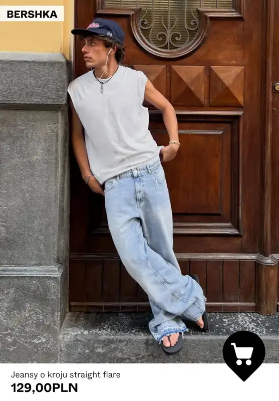 Bershka - gazetka promocyjna Jeansy męskie od 129,00 PLN od środy 07.10  - strona 5