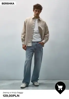 Bershka - gazetka promocyjna Jeansy męskie od 129,00 PLN od środy 07.10  - strona 2