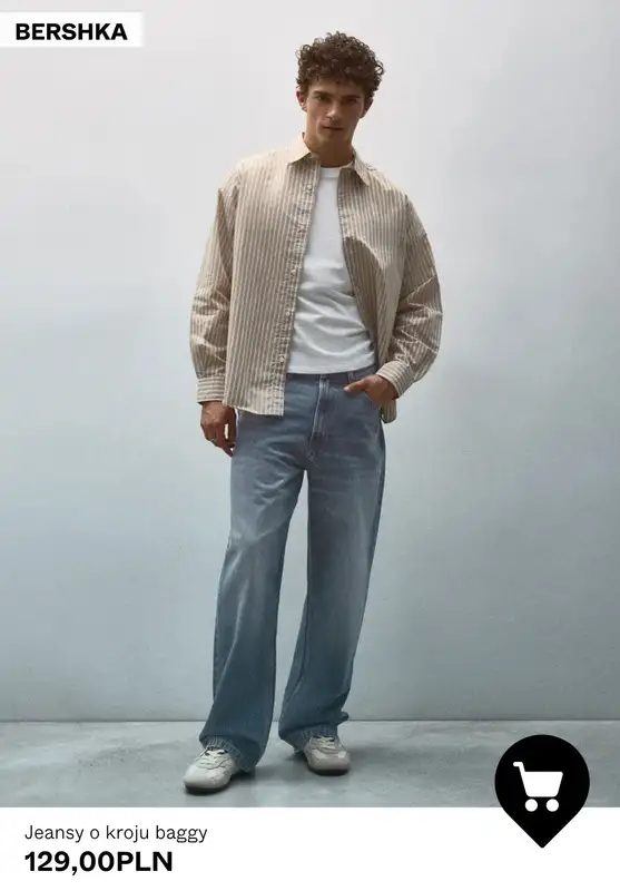 Bershka - gazetka promocyjna Jeansy męskie od 129,00 PLN od środy 07.10  - strona 2