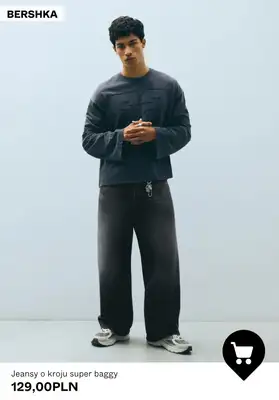 Bershka - gazetka promocyjna Jeansy męskie od 129,00 PLN od środy 07.10  - strona 10