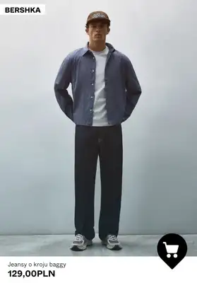 Bershka - gazetka promocyjna Jeansy męskie od 129,00 PLN od środy 07.10  - strona 9