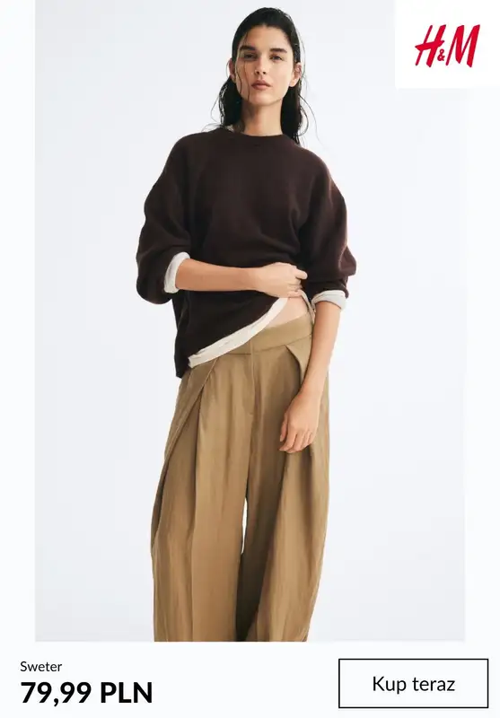 H&M - gazetka promocyjna Swetry damskie od 69,99 PLN od środy 07.10  - strona 8