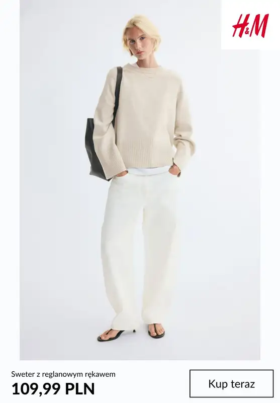 H&M - gazetka promocyjna Swetry damskie od 69,99 PLN od środy 07.10  - strona 9