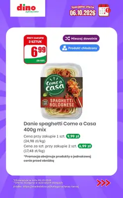 Dino - gazetka promocyjna Specjalna oferta na 06.10.2026 - promocje spoza gazetki od wtorku 06.10 do wtorku 06.10 - strona 9