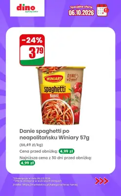 Dino - gazetka promocyjna Specjalna oferta na 06.10.2026 - promocje spoza gazetki od wtorku 06.10 do wtorku 06.10 - strona 3