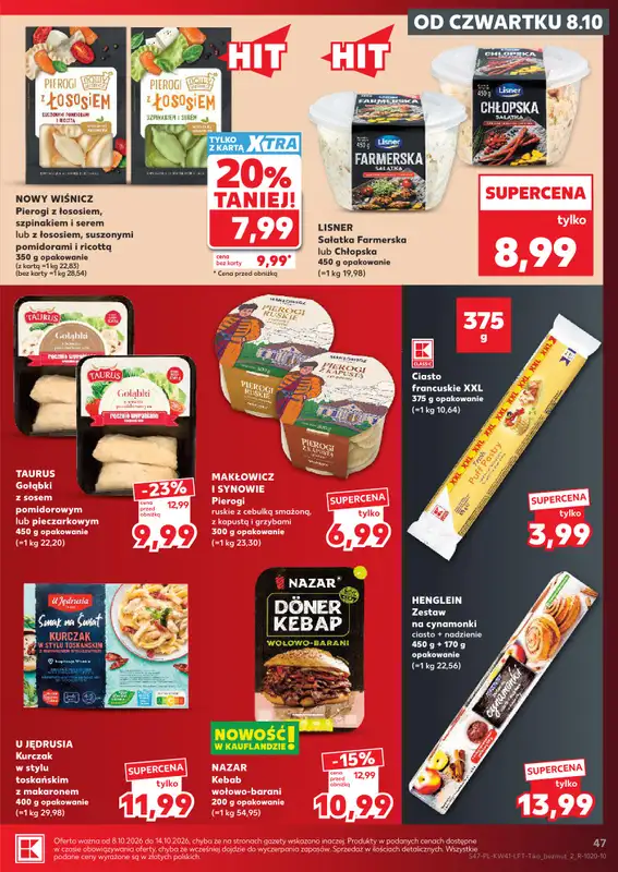 Kaufland - gazetka promocyjna Gazetka Tygodnia od czwartku 08.10 do środy 14.10 - strona 47