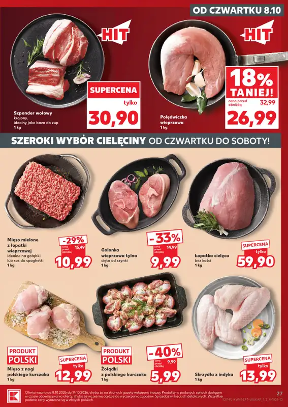 Kaufland - gazetka promocyjna Gazetka Tygodnia od czwartku 08.10 do środy 14.10 - strona 27