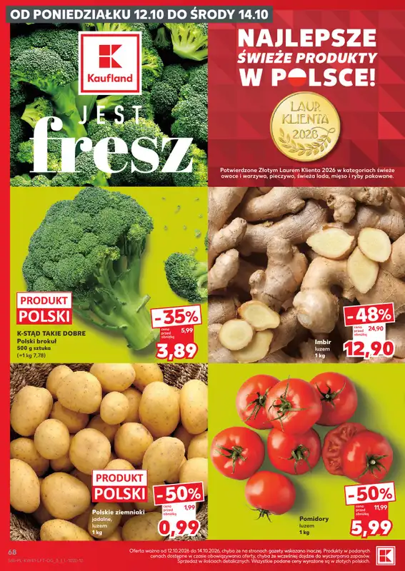 Kaufland - gazetka promocyjna Gazetka Tygodnia od czwartku 08.10 do środy 14.10 - strona 68